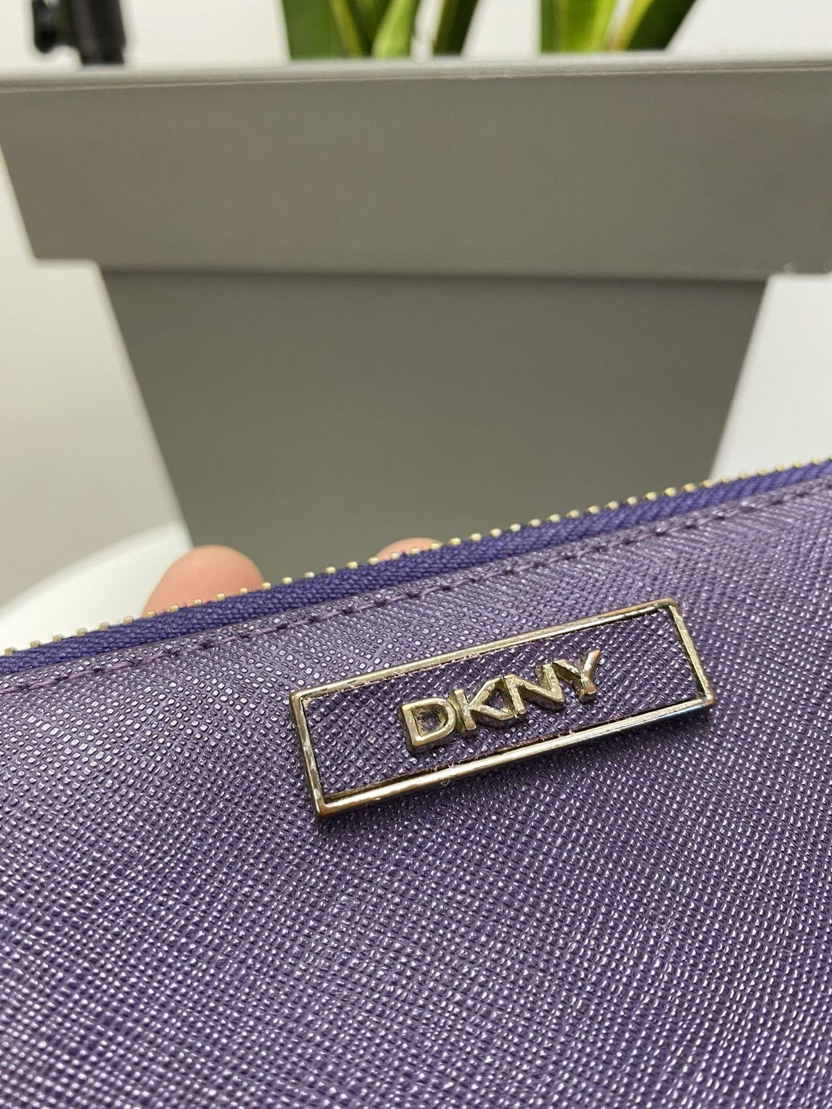 DKNY DKNY Women Purple Wallet Size ONE SIZE - 9 Thumbnail
