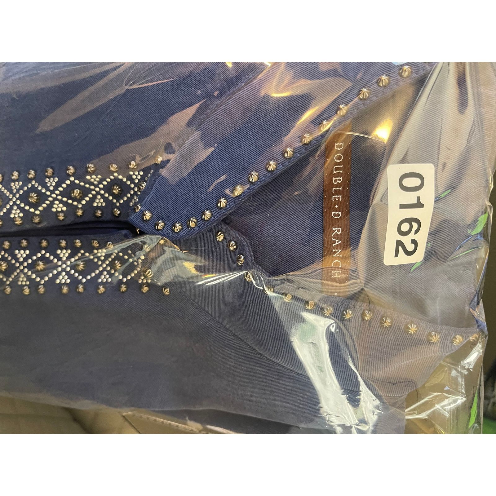 Double D Ranch Double D Ranch Blue Tencel Studded Western Jacket Sz Lg Size L / US 10 / IT 46 - 9 Thumbnail