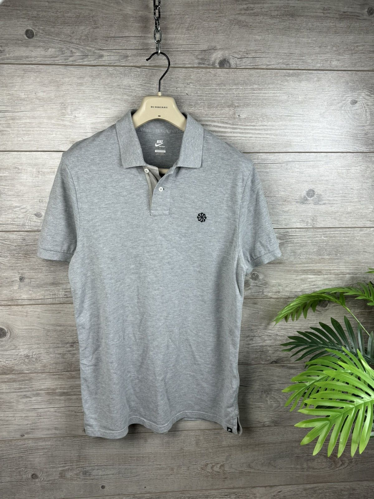 Nike Nike polo 👕 Y2K drill style size L Size US L / EU 52-54 / 3 - 3 Thumbnail