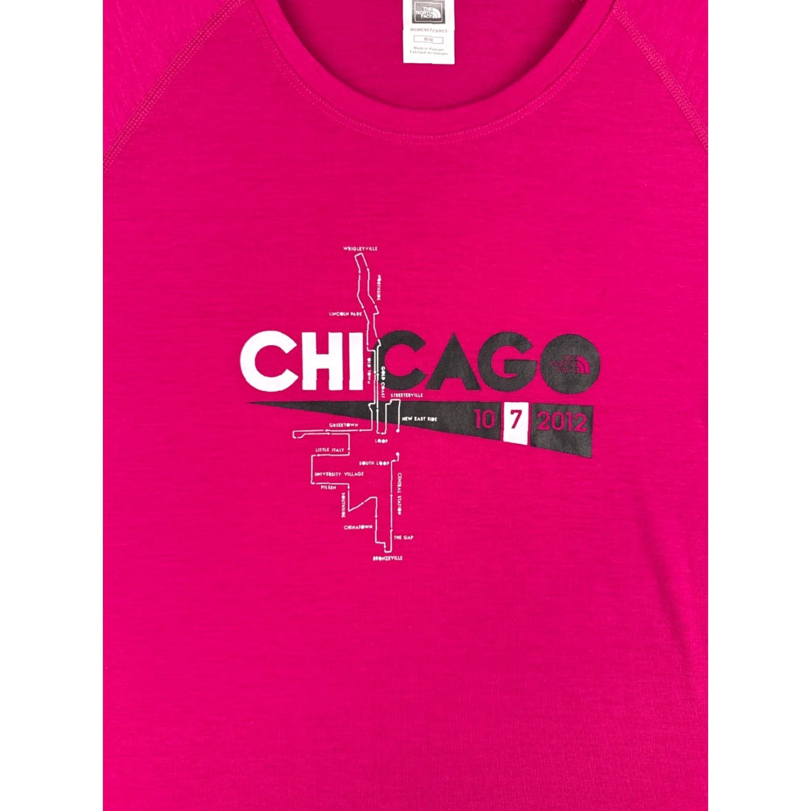 The North Face The North Face Shirt Women Medium Pink Long Sleeve Crew Neck Poly Blend Chicago Size M / US 6-8 / IT 42-44 - 6 Thumbnail
