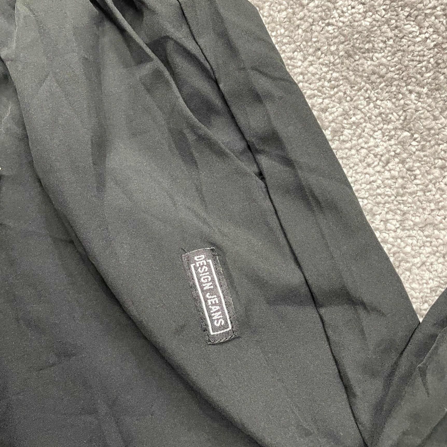 Vintage Chase Track Active Pants Womens Small Black Straight Leg Elastic Waist 22x27 NWT Size 28" / US 6 / IT 42 - 5 Thumbnail