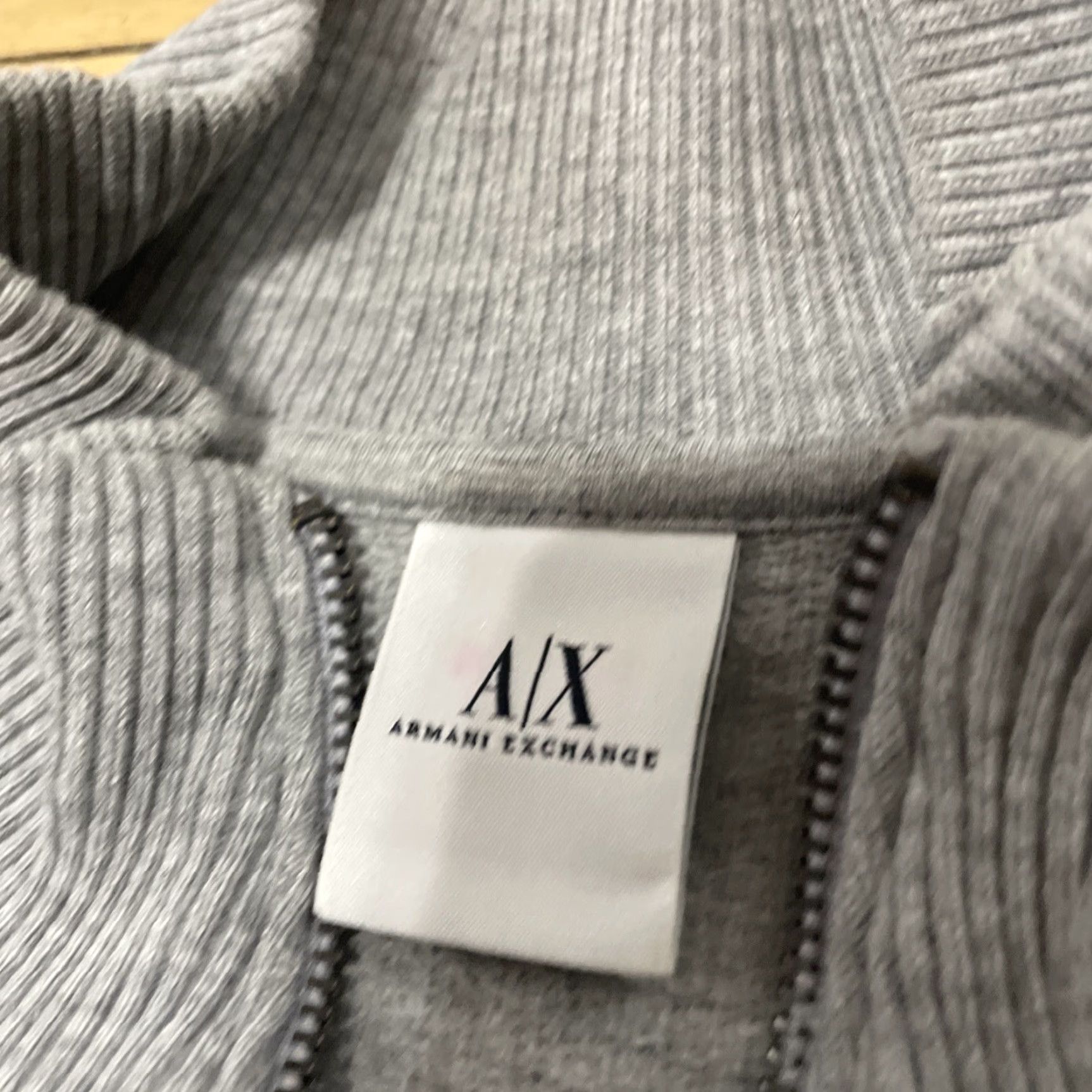 Armani Exchange Armani Exchange 1/4 Zip Jacket Men M Gray Designer Streetwear A X Shirt Size US M / EU 48-50 / 2 - 6 Thumbnail