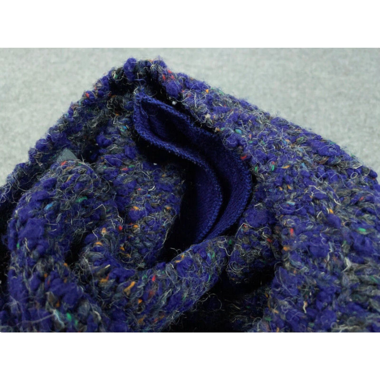 Vintage VINTAGE 90s Lizwear Purple Crew Neck Chunky Knit Women's Medium Wool Sweater Size M / US 6-8 / IT 42-44 - 7 Thumbnail