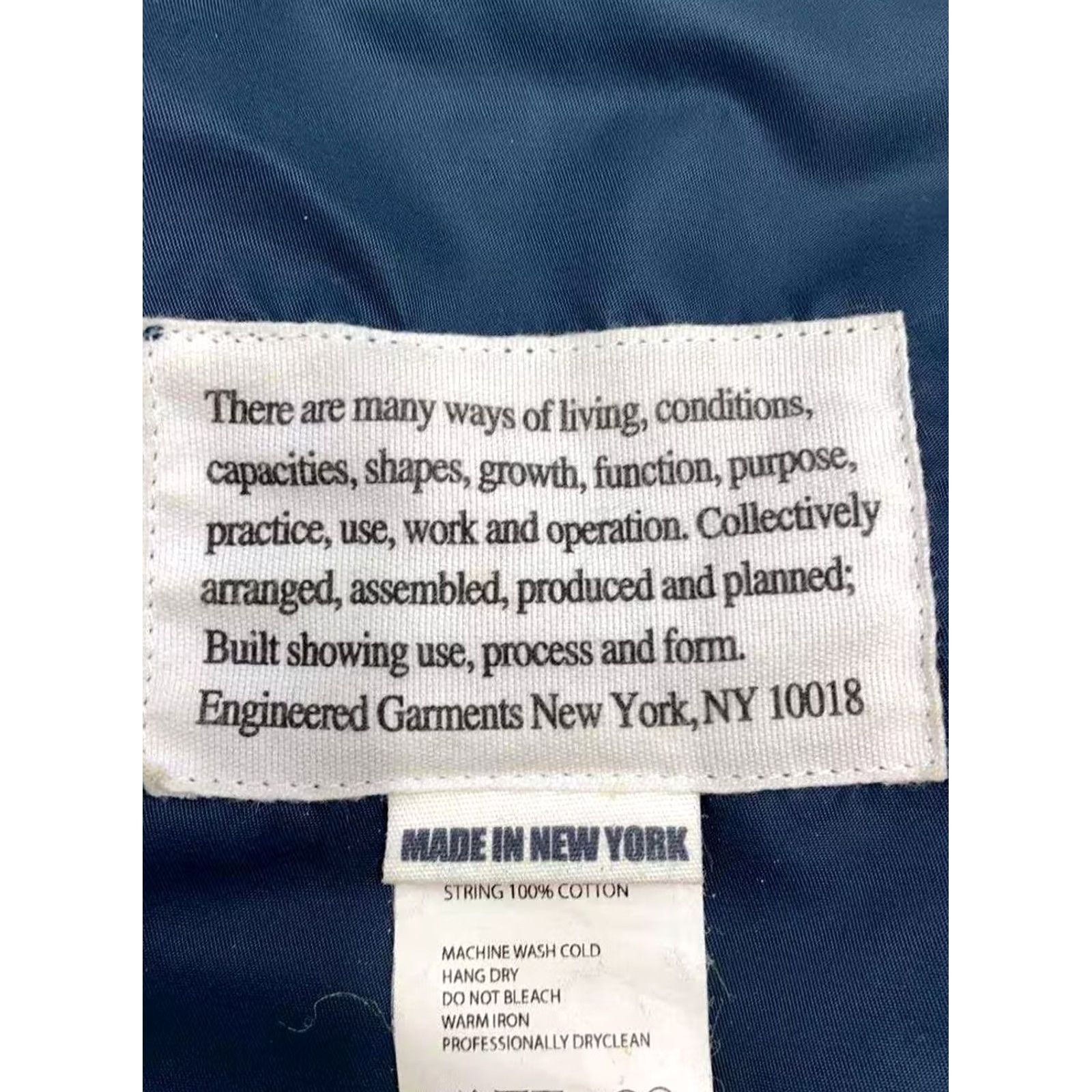 Engineered Garments Engineered Garments Coach Jacket Men's Size S Navy Blue Solid Casual USED Size US S / EU 44-46 / 1 - 6 Thumbnail