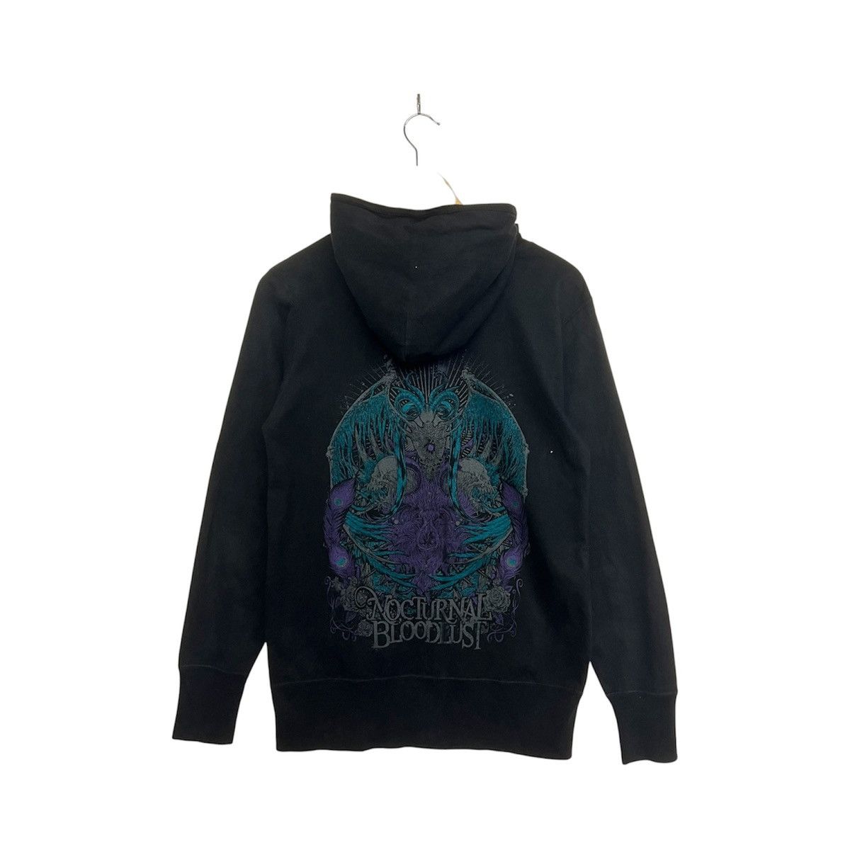 Band Tees NOCTURNAL BLOODLUST JAPANESE BRAND ZIPER HOODIE Size US M / EU 48-50 / 2 - 1 Thumbnail