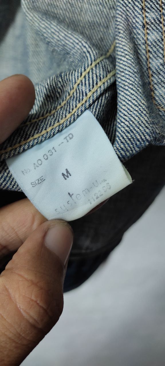 Japanese Brand VINTAGE BARTACK SELVADGE DENIM TRUCKER JACKET Size US M / EU 48-50 / 2 - 20 Thumbnail