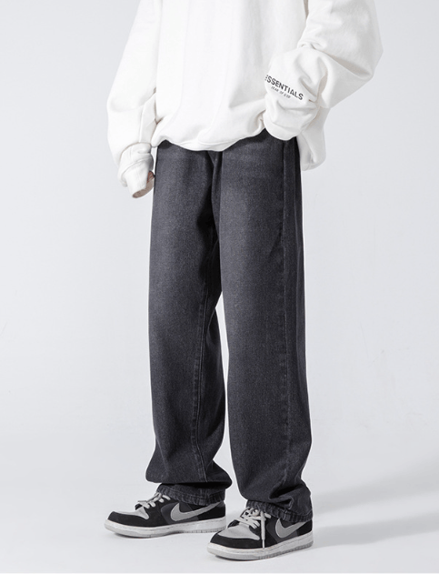 Japanese Brand × Jean High street washed retro loose versatile jeans y2k Size US 32 / EU 48 - 2 Thumbnail