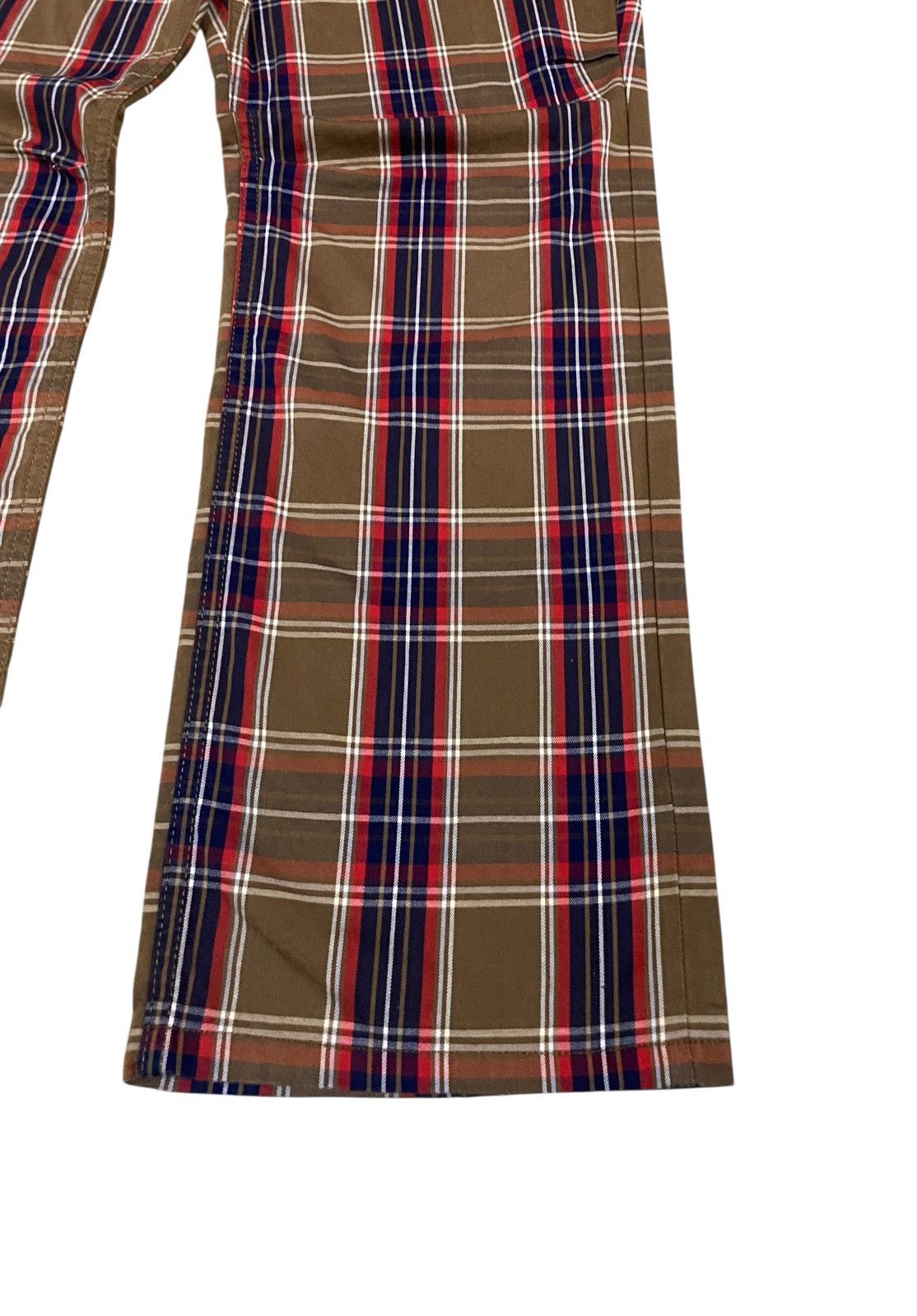 Kapital Rare Vintage Brand Kapital Checked Blend Cropped Pants 1990s Size US 27 - 6 Thumbnail