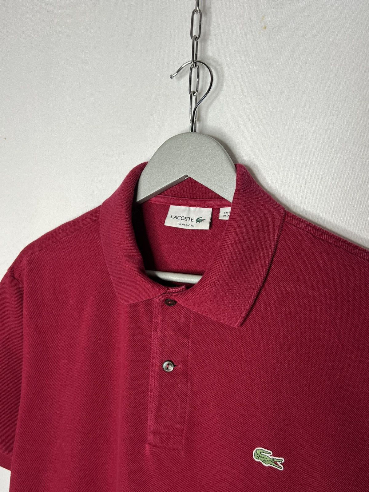 Lacoste Lacoste Luxury Classic Fit Based Polo Shirt Short Sleeve Size US XL / EU 56 / 4 - 4 Thumbnail