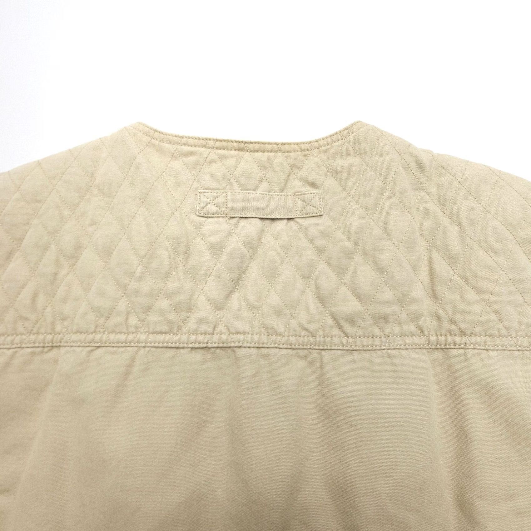 Vintage St. John's Bay Vest Mens XL Tall Tan Quilted Full Zip Lined Canvas Outdoor Outdoor Camping Hunting Fishing Adjustable Pocket Beige/Khaki Shirt Size US XL / EU 56 / 4 - 8 Thumbnail