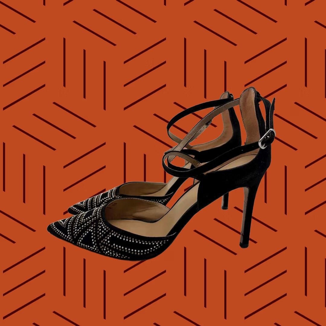 Vintage Carlos Black Size 10 Pump Heels Size US 10 / IT 40 - 1 Thumbnail