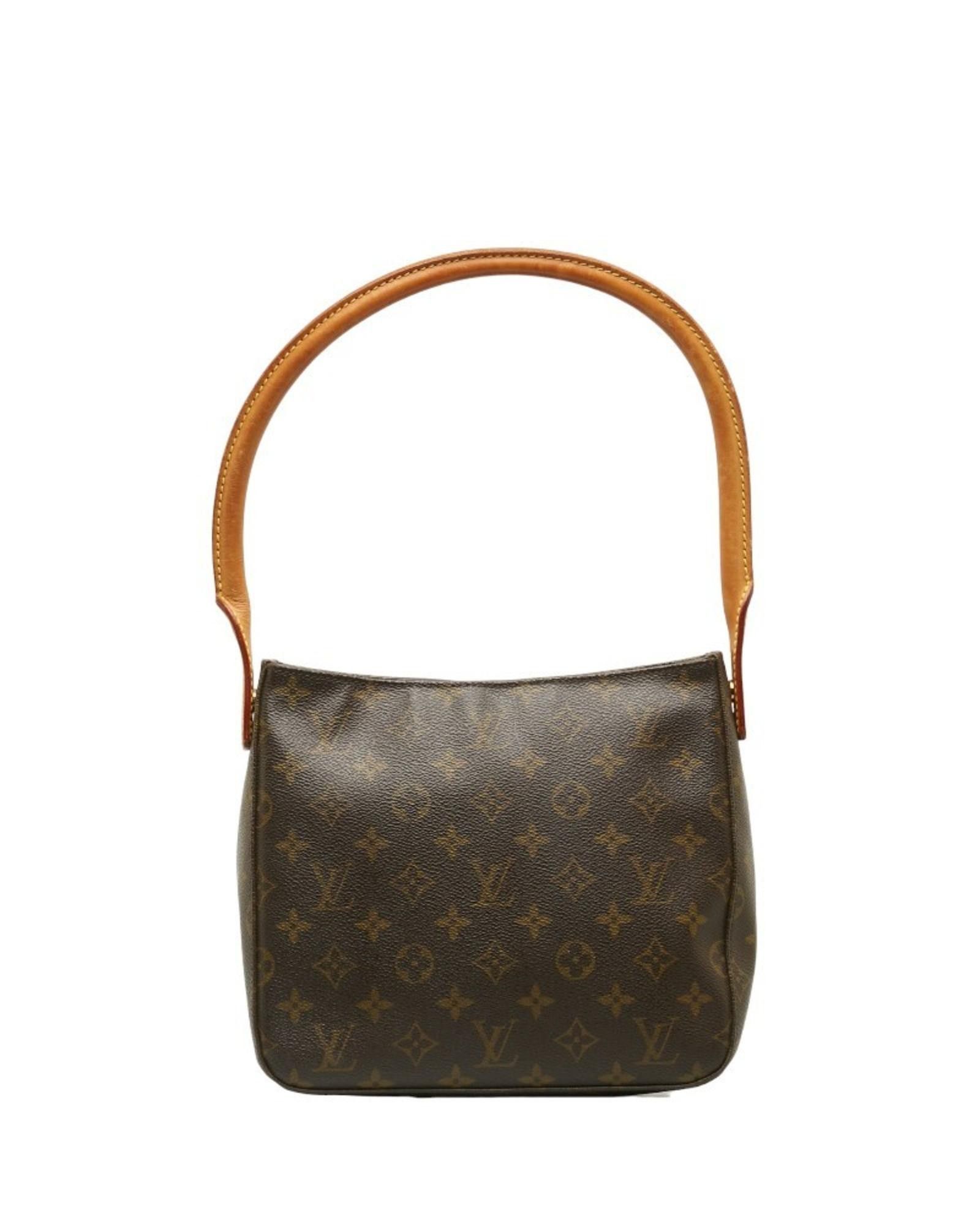 image of Louis Vuitton Versatile Monogram Canvas Handbag For Women in Brown