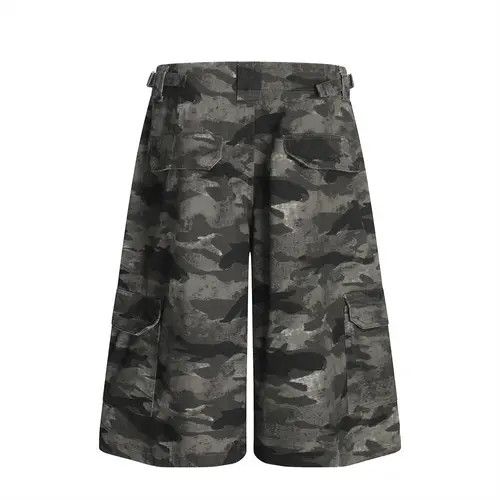 Japanese Brand × Jean American retro men's multi-pocket camouflage cargo shorts Size US 32 / EU 48 - 3 Thumbnail