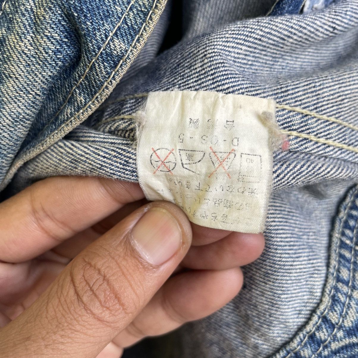 Japanese Brand × Vintage 💥Vintage 90s Shootle Denim Trucker Jacket Size US L / EU 52-54 / 3 - 10 Thumbnail