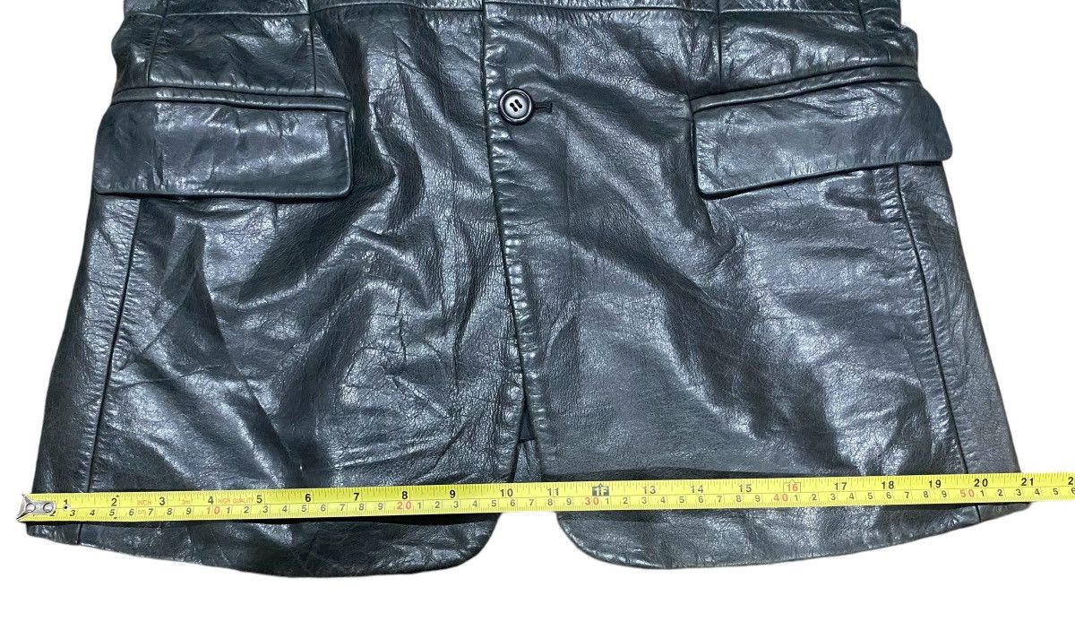 Tornado Mart Rare TORNADO MART Leather Blazer Size US L / EU 52-54 / 3 - 15 Thumbnail