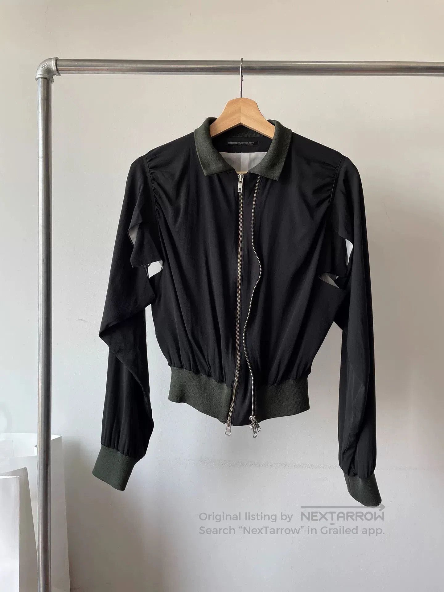 Yohji Yamamoto Yohji Yamamoto 02SS Double Zip Silk Jacket. Size US L / EU 52-54 / 3 - 1 Thumbnail