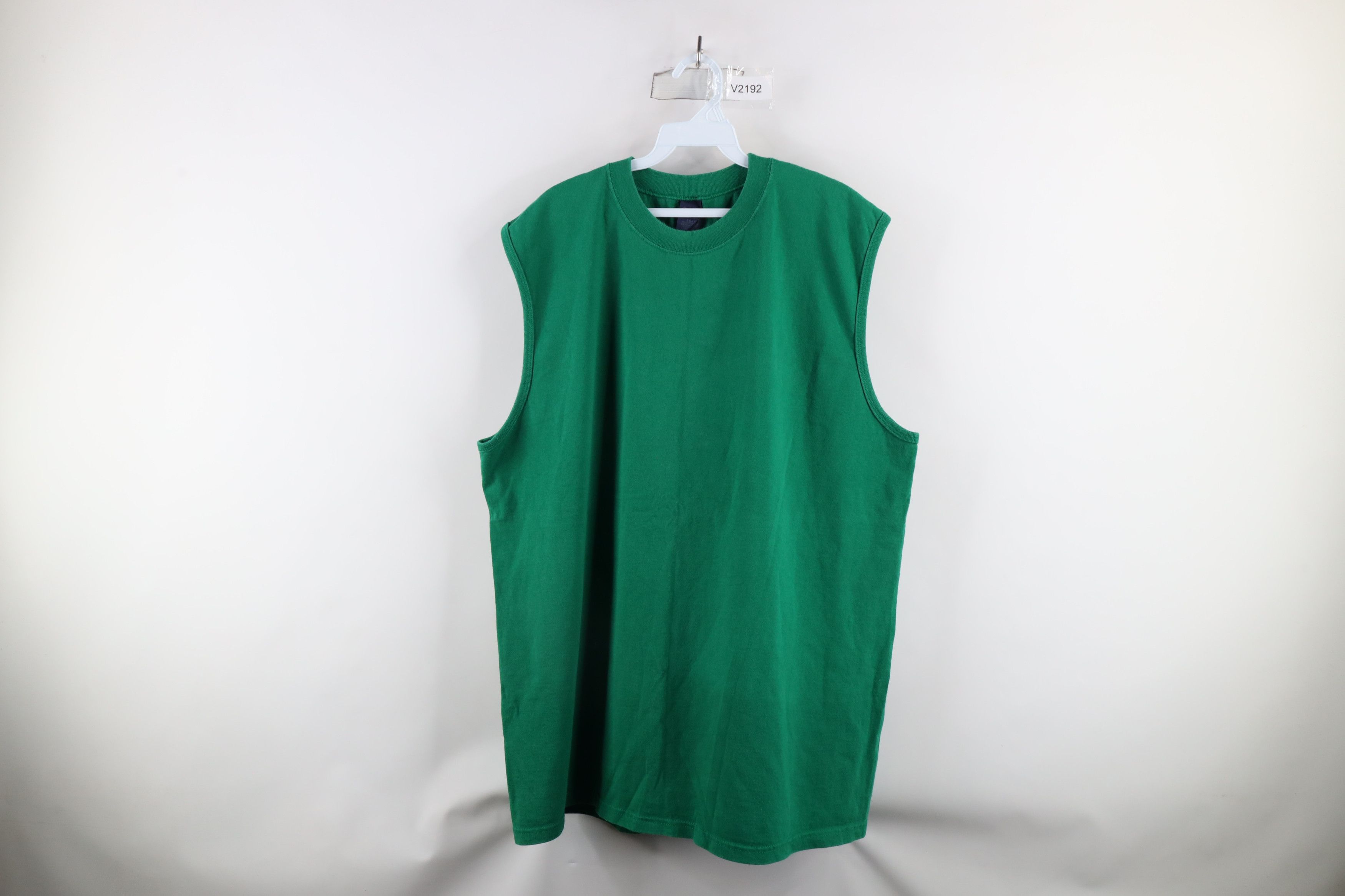 Vintage Vintage 90s Streetwear Heavyweight Sleeveless Muscle T-Shirt Size US XXL / EU 58 / 5 - 1 Thumbnail