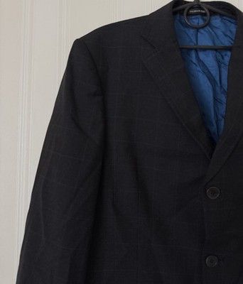 Balmain Balmain Paris Blazer Jacket Black 100%Wool Classic Suit Coat Size 50R - 3 Thumbnail