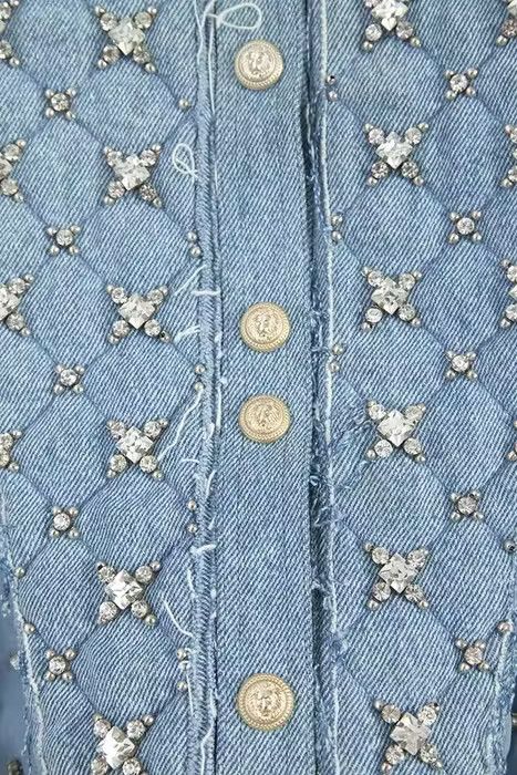 Balmain SS14 Swarovski embellished top Size XS / US 0-2 / IT 36-38 - 4 Thumbnail