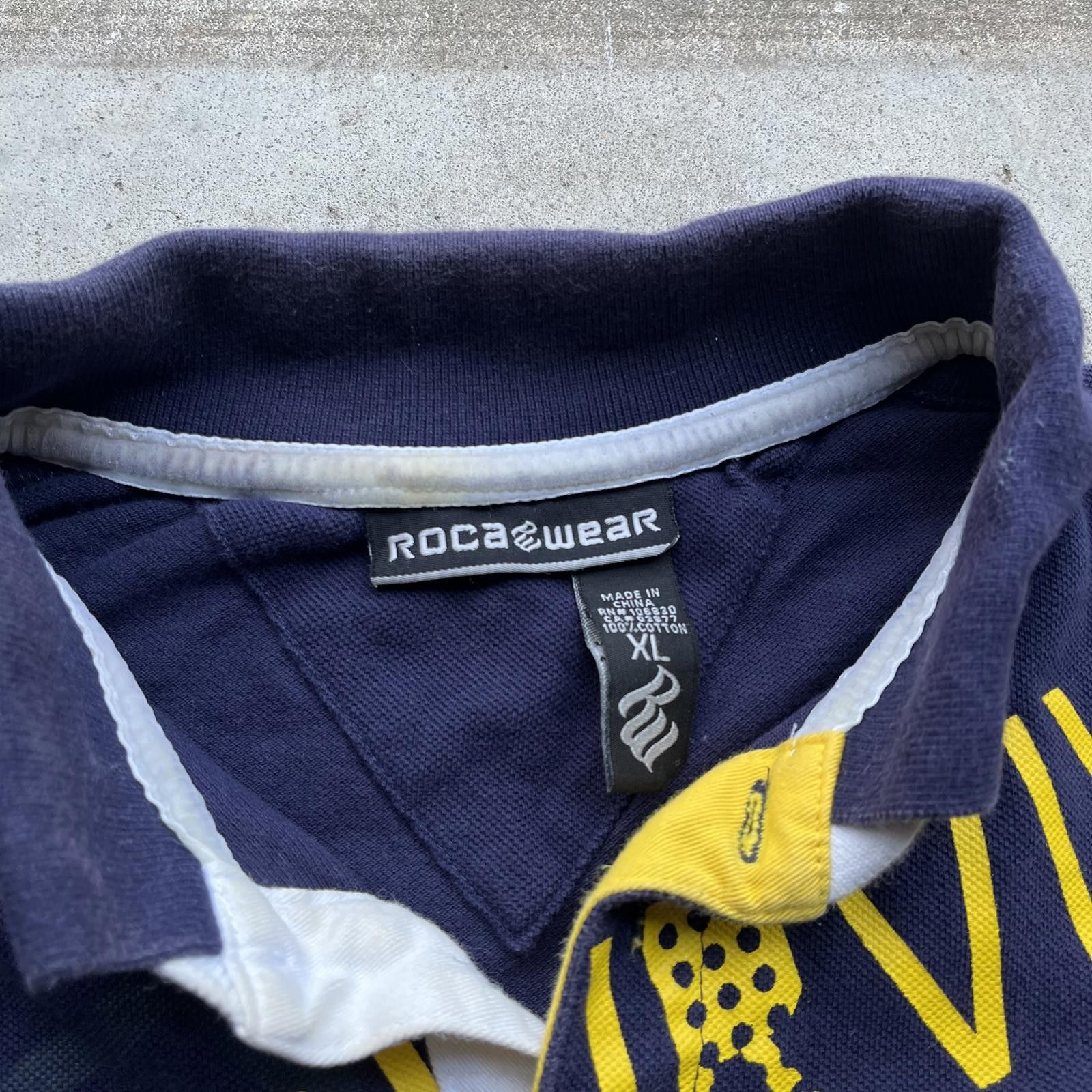 Rocawear × Vintage Vintage Y2K Rocawear Sportswear AOP Survival of Fittest Polo Size US XL / EU 56 / 4 - 4 Thumbnail