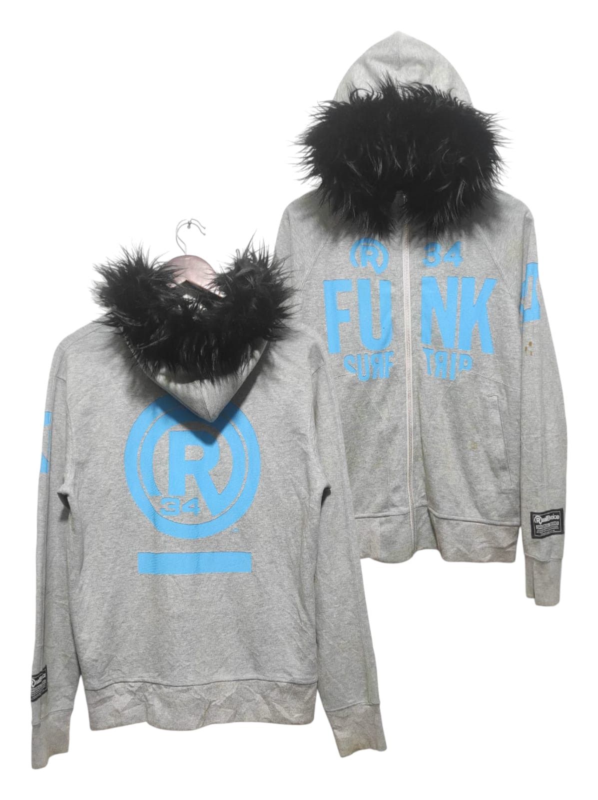 Real B Voice Zip Fur Hoodie ifsixwasnine lgb style