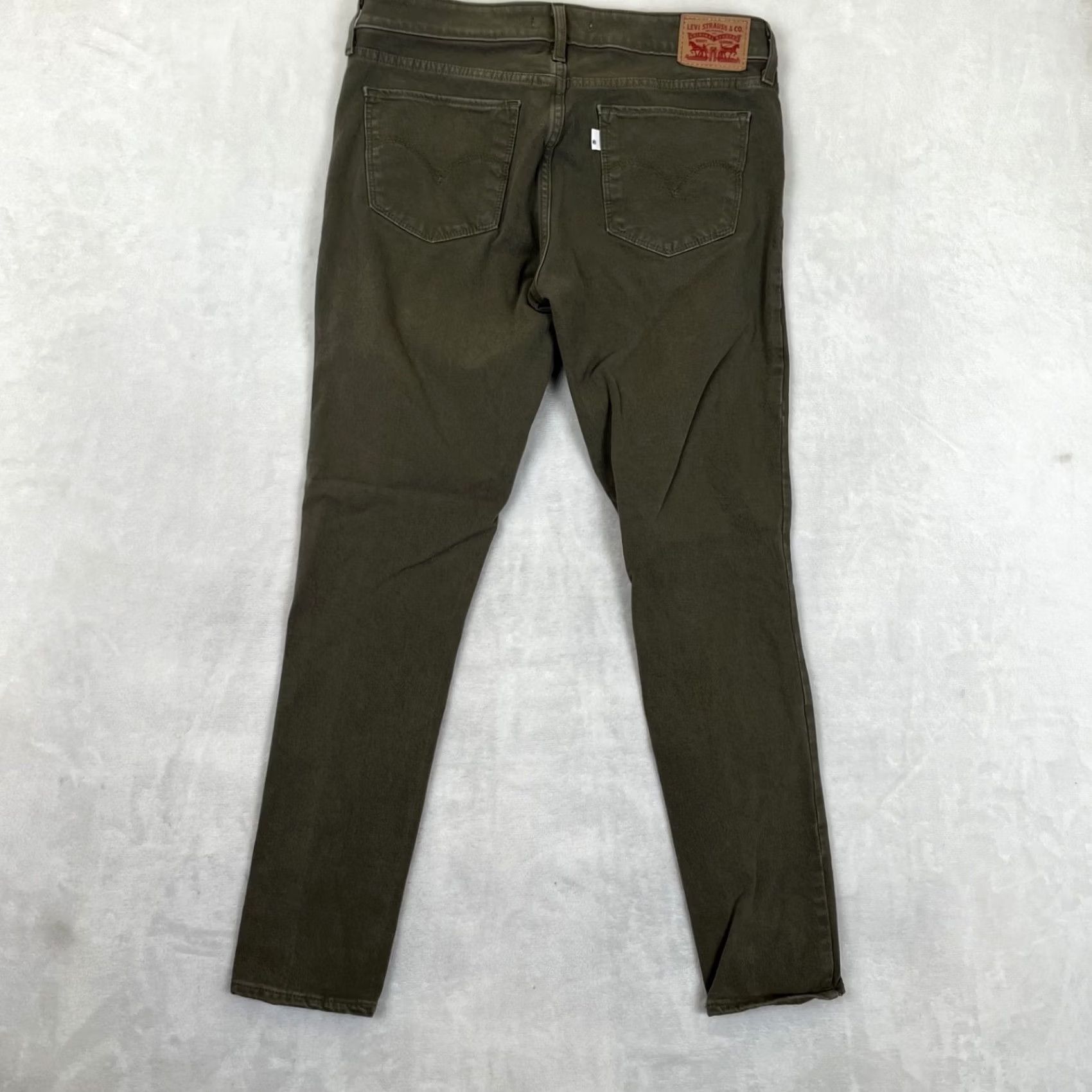 Levi's Levi's 711 Skinny Jeans Pants Women's 29 Green Mid Rise Stretch Denim Jeans Size 29" - 7 Thumbnail