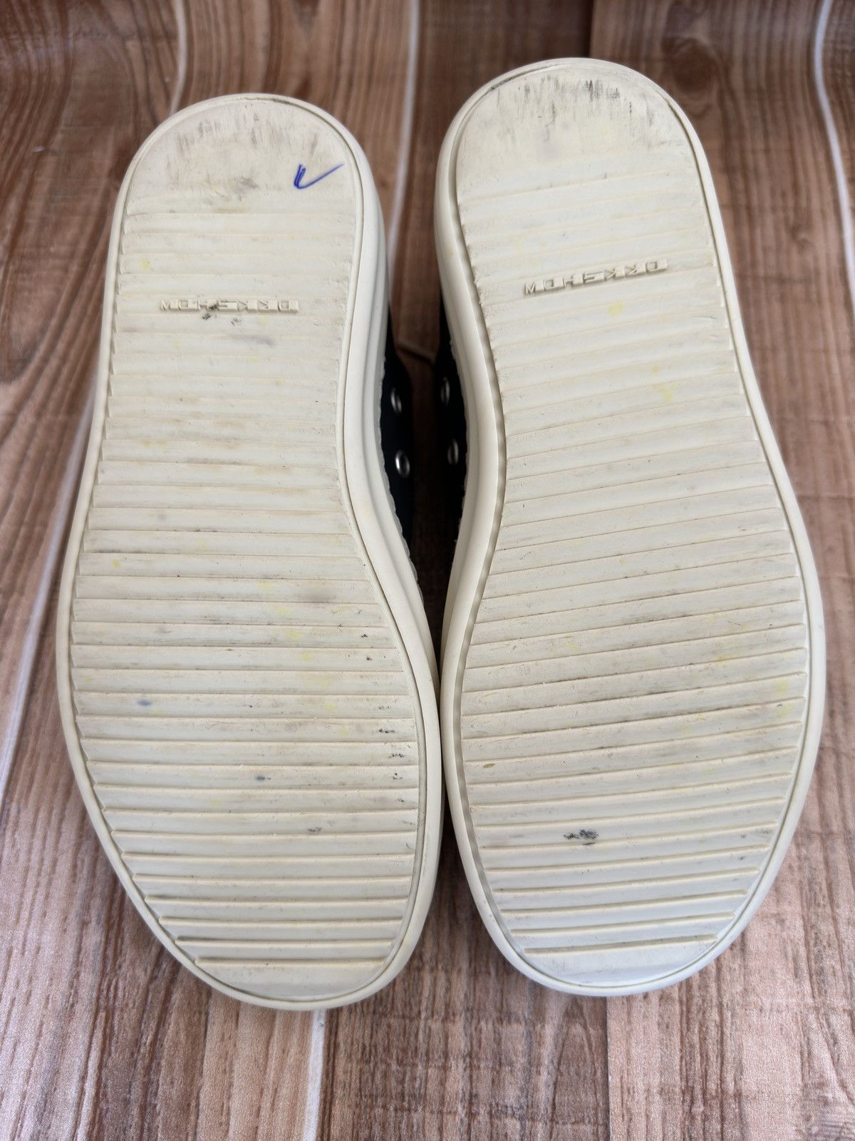 Rick Owens Rick Owens DRKSHDW Nylon Ramones Low Top Sneakers Size US 6 / IT 36 - 7 Thumbnail