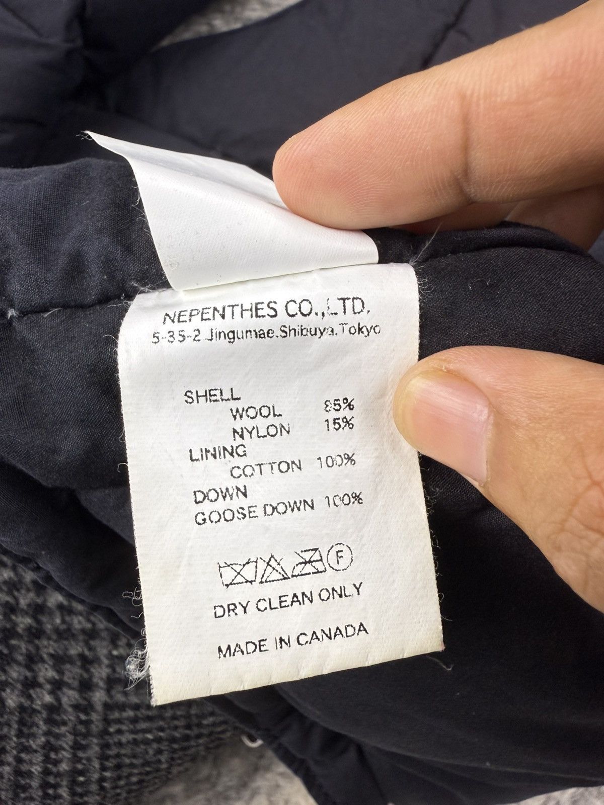 Engineered Garments Engineered Garments Glen Check Puffer Goose Down Gorpcore Size US XS / EU 42 / 0 - 15 Thumbnail