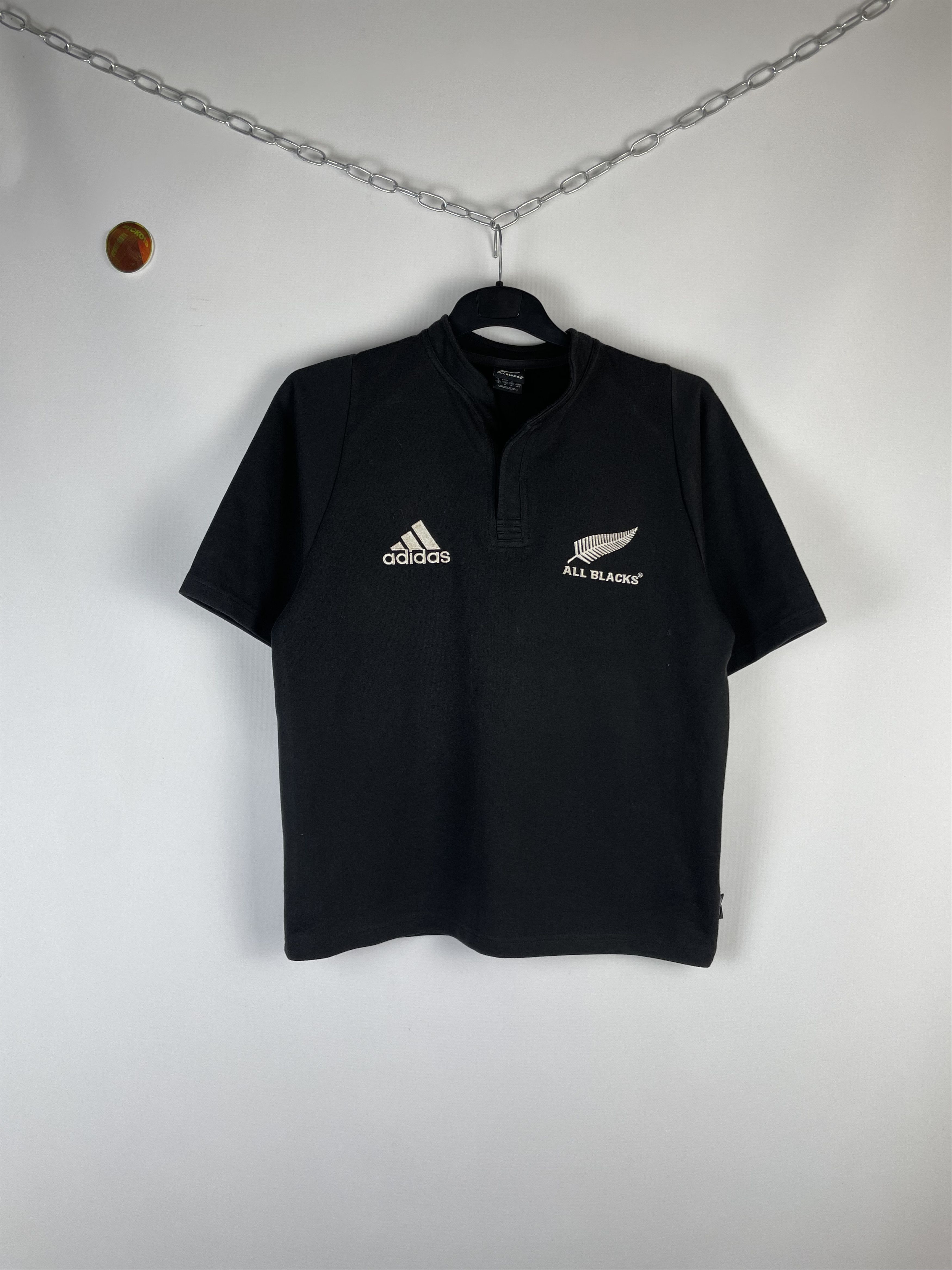 Adidas Adidas All Blacks Mens Rugby Jersey T-Shirt Tee Size US S / EU 44-46 / 1 - 1 Thumbnail