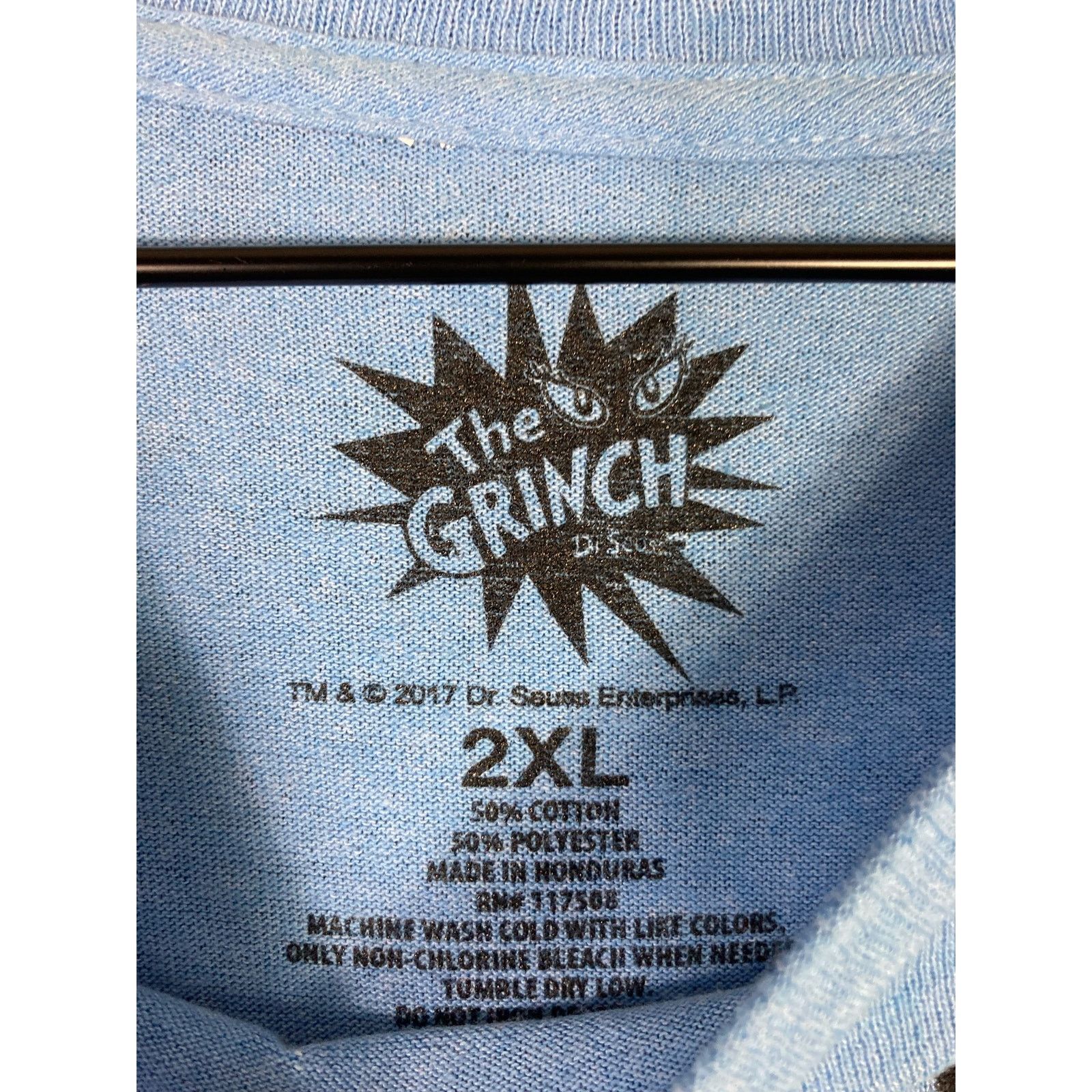 Other Grinch Christmas T-Shirt Men's 2XL Blue Who Stole Christmas Size US XXL / EU 58 / 5 - 2 Thumbnail