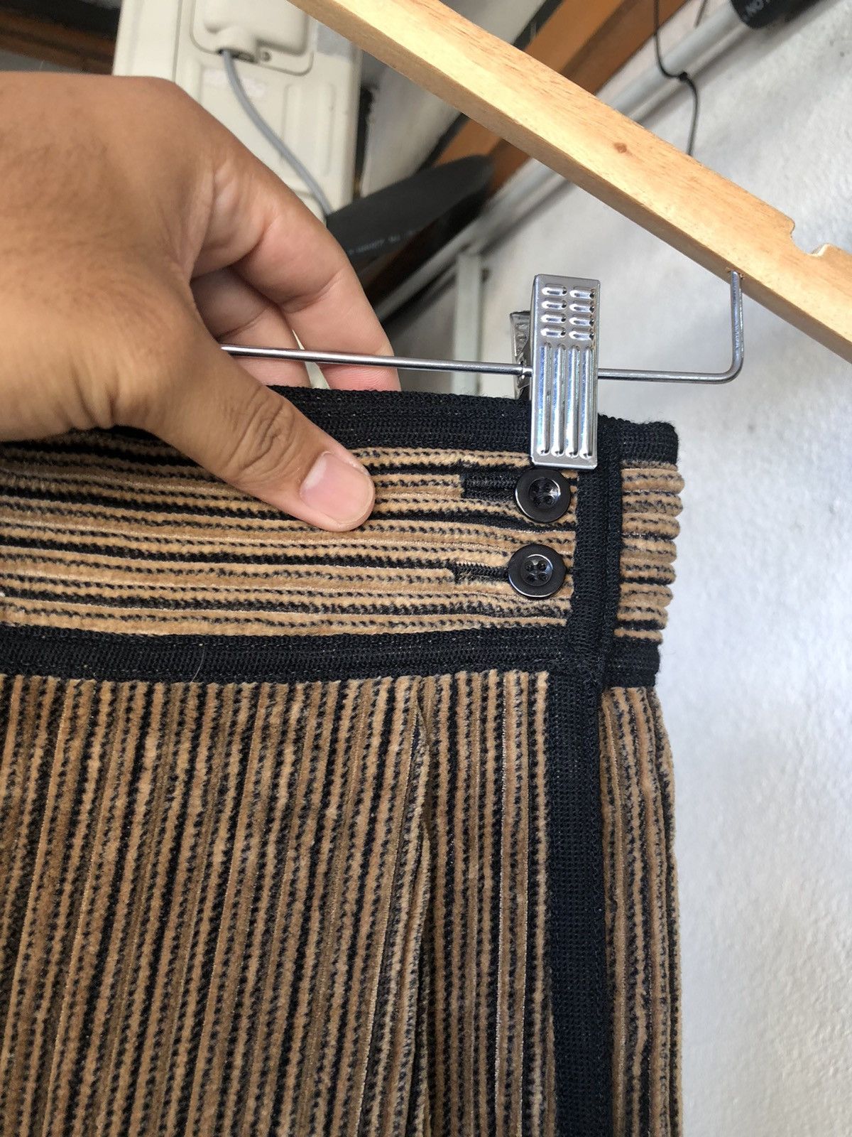 Yves Saint Laurent Rare❗️Vintage 90s Yves Saint Laurent Paris Corduroy Skirt Size 24" / US 00 / IT 34 - 6 Thumbnail