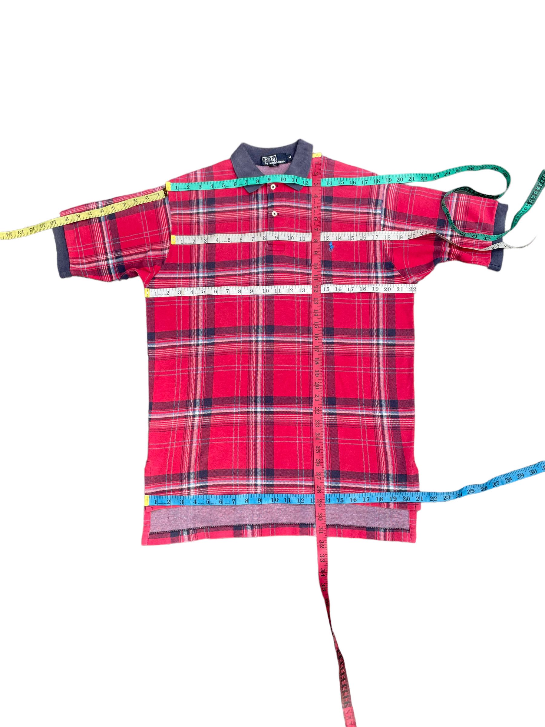 Designer × Polo Ralph Lauren Vintage Polo Ralph Lauren Checkere Polo tshirt Size US M / EU 48-50 / 2 - 5 Thumbnail