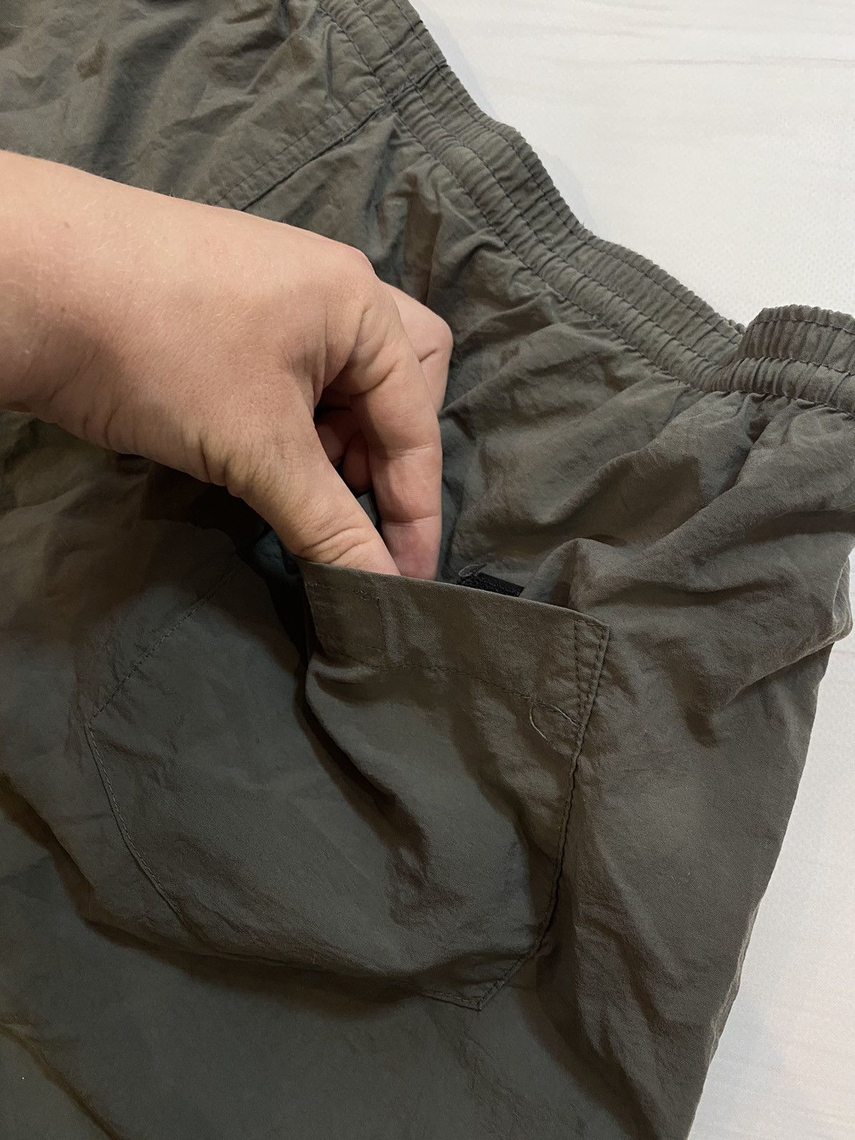 Nike × Vintage Vintage 90’s Nike y2k nylon shorts Size US 37 - 6 Thumbnail