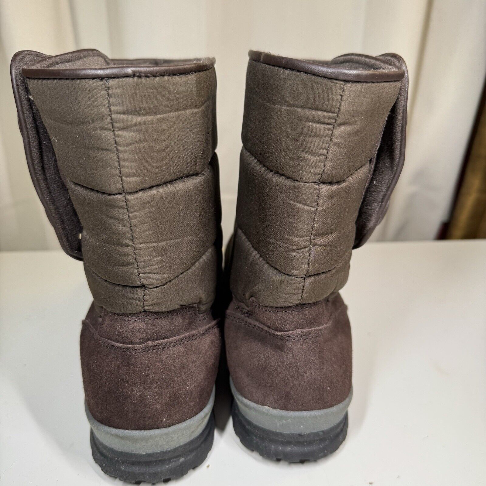Lands' End Lands End Brown Casual Suede Mid Calf Winter Boots 8B Size US 8 / IT 38 - 5 Thumbnail