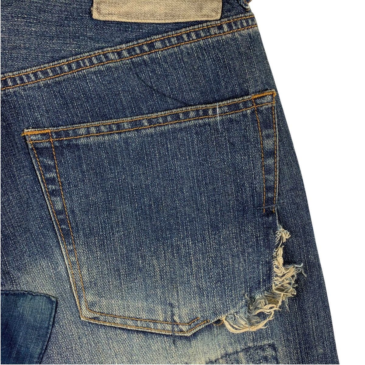 If Six Was Nine × Japanese Brand JAPANESEBRAND patchwork blue jeans Size US 30 / EU 46 - 18 Thumbnail