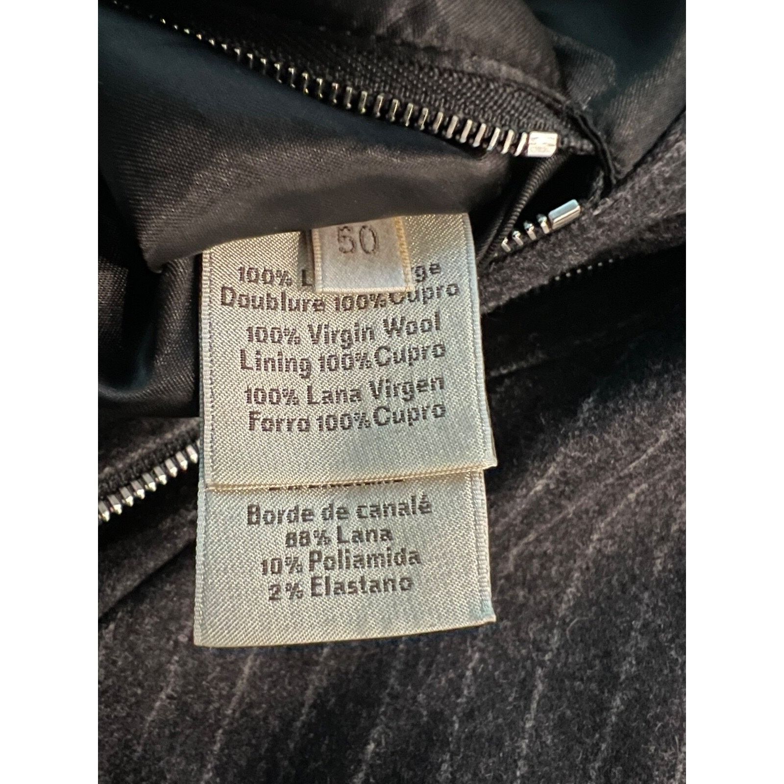 Hermes $5050 Hermes Blouson Bord Cote Wool Bomber Grey IT50 Size US M / EU 48-50 / 2 - 12 Thumbnail
