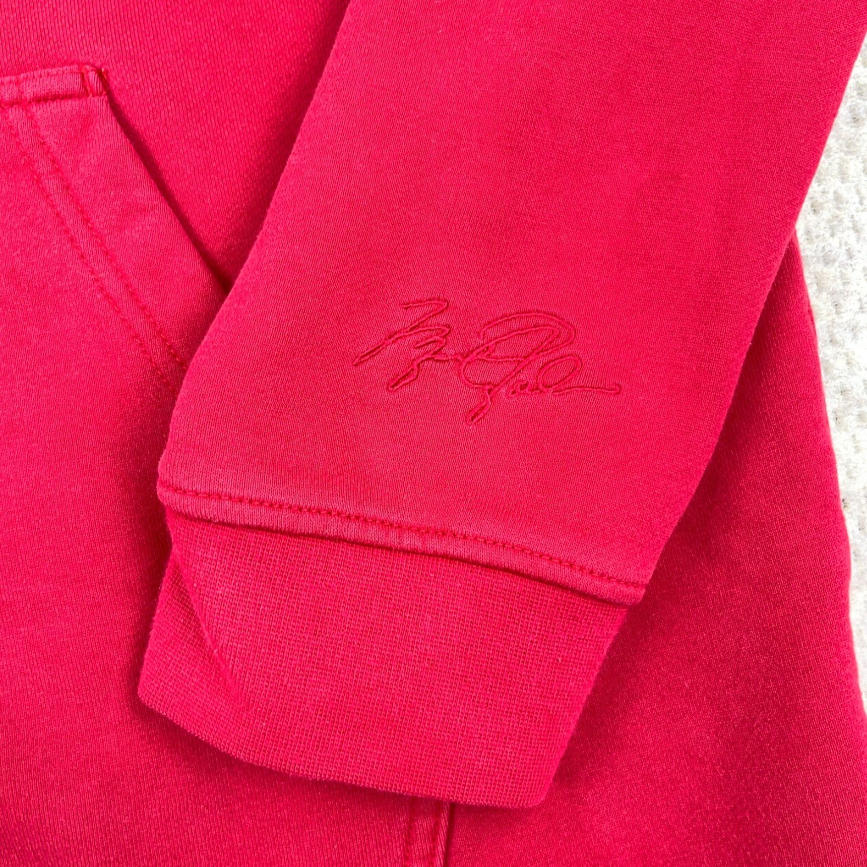 Jordan Brand Jordan Hoodie Men XL Red Black Sweatshirt Jump Man Air Y2K Loose Fit Adult Size US XL / EU 56 / 4 - 4 Thumbnail