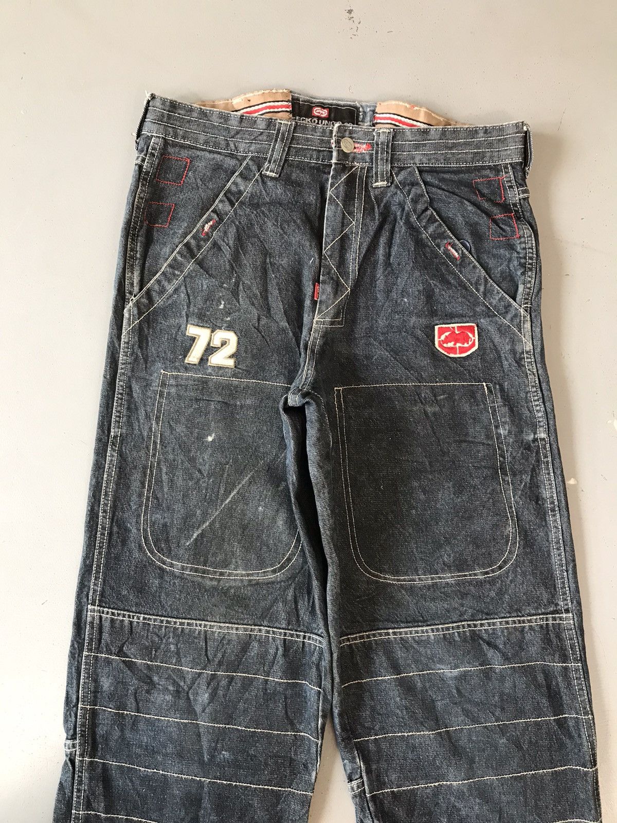 Ecko Unltd. × Vintage Y2K style Ecko UNLTD Denim Size US 35 - 7 Thumbnail