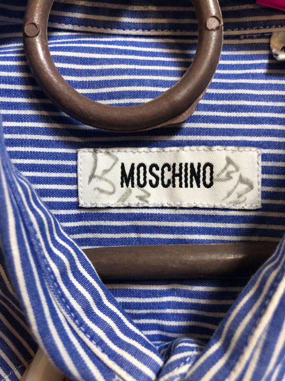 Moschino Moschino Jeans pinstripe cotton shirt, dark Size US S / EU 44-46 / 1 - 11 Thumbnail