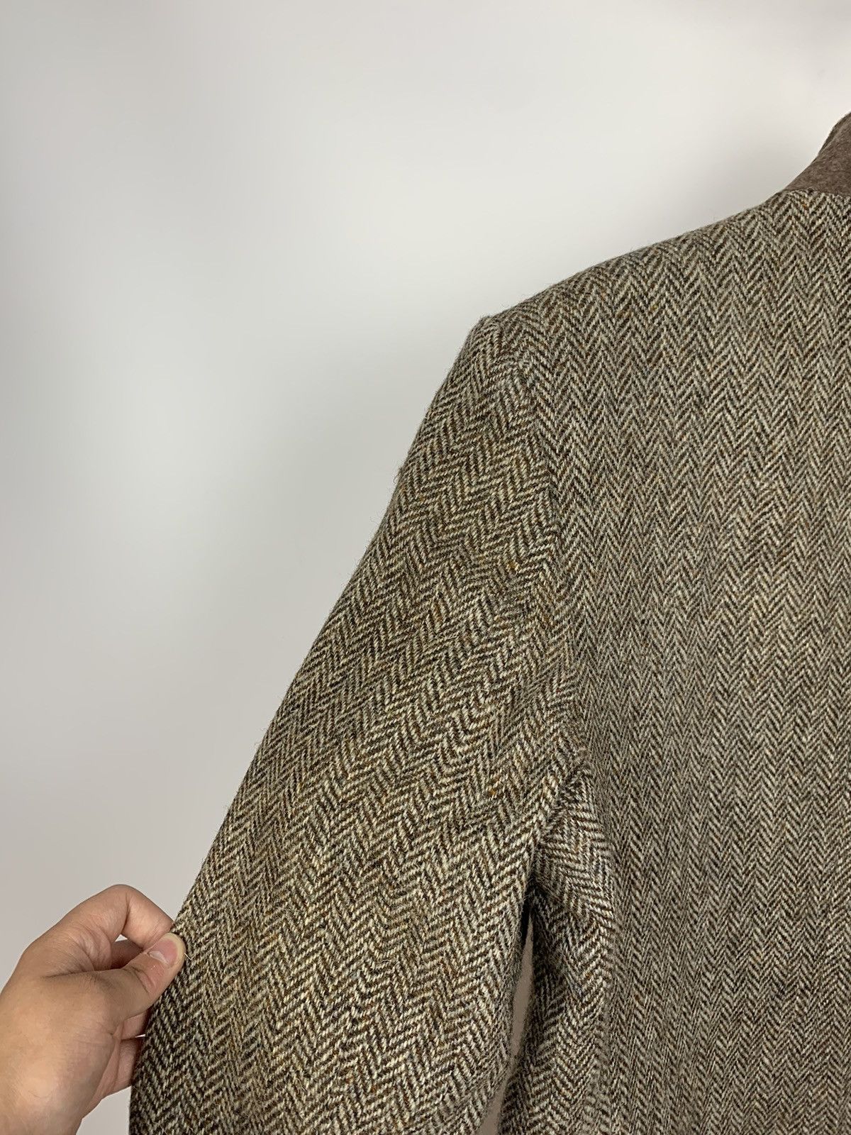 Harris Tweed Vintage Harris Tweed Wool Single Breasted Blazer Jacket 40R Size 40R - 12 Thumbnail