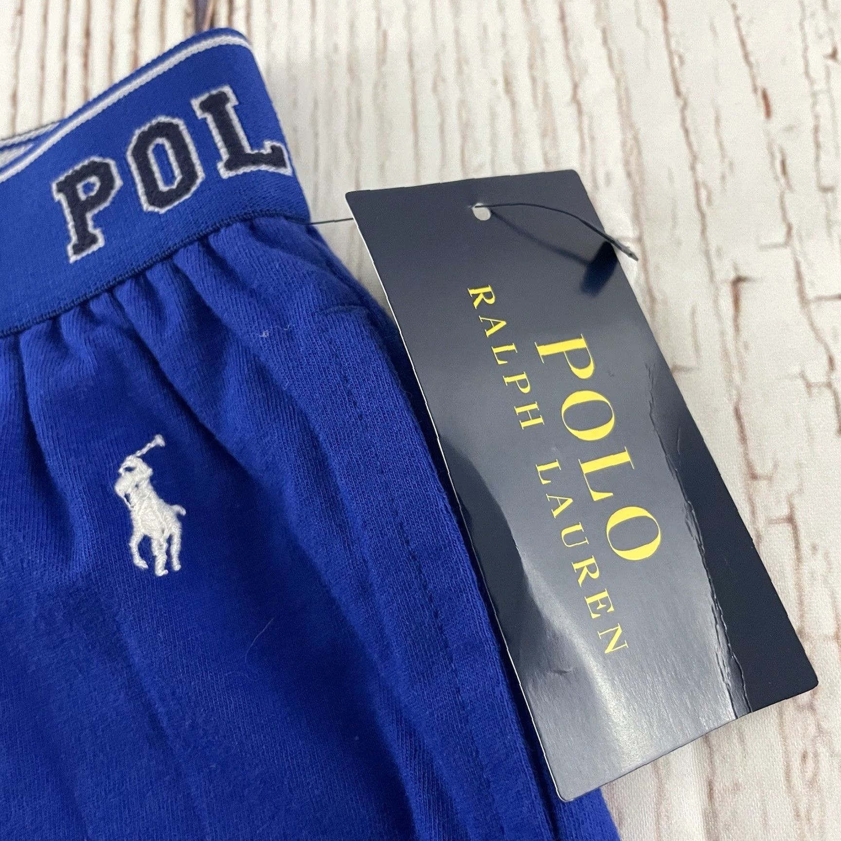 Polo Ralph Lauren Polo Ralph Lauren Boxer Lounge Shorts Men's Large Solid Blue Size US L / EU 52-54 / 3 - 2 Thumbnail