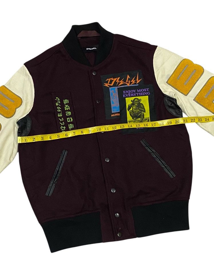 Diesel Diesel 2018AW Varsity Bomber Jacket Size US S / EU 44-46 / 1 - 18 Thumbnail