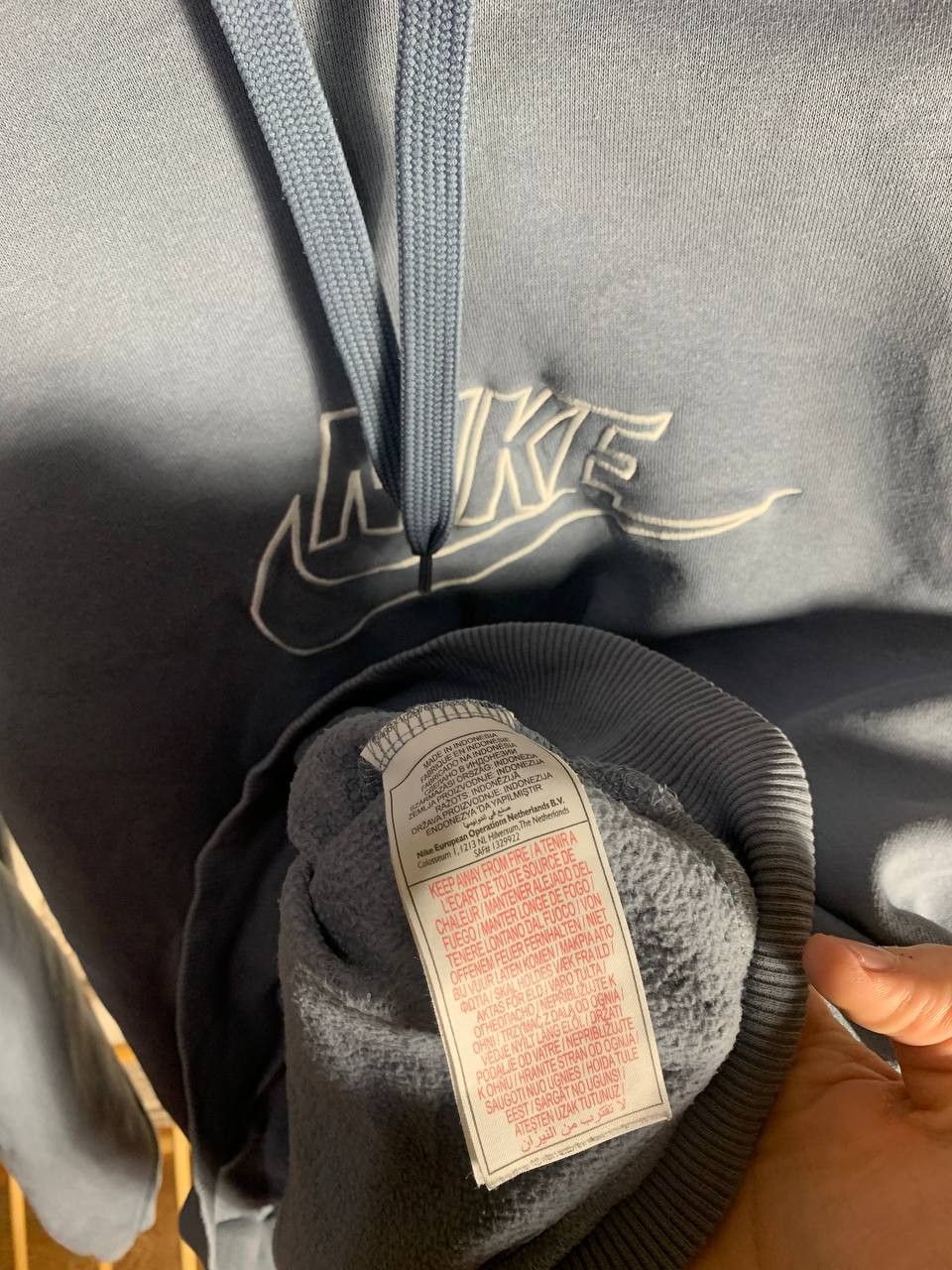 Nike Vintage Nike Big Logo Swoosh Retro Hoodie Drill Y2K 90s Size US XL / EU 56 / 4 - 6 Thumbnail