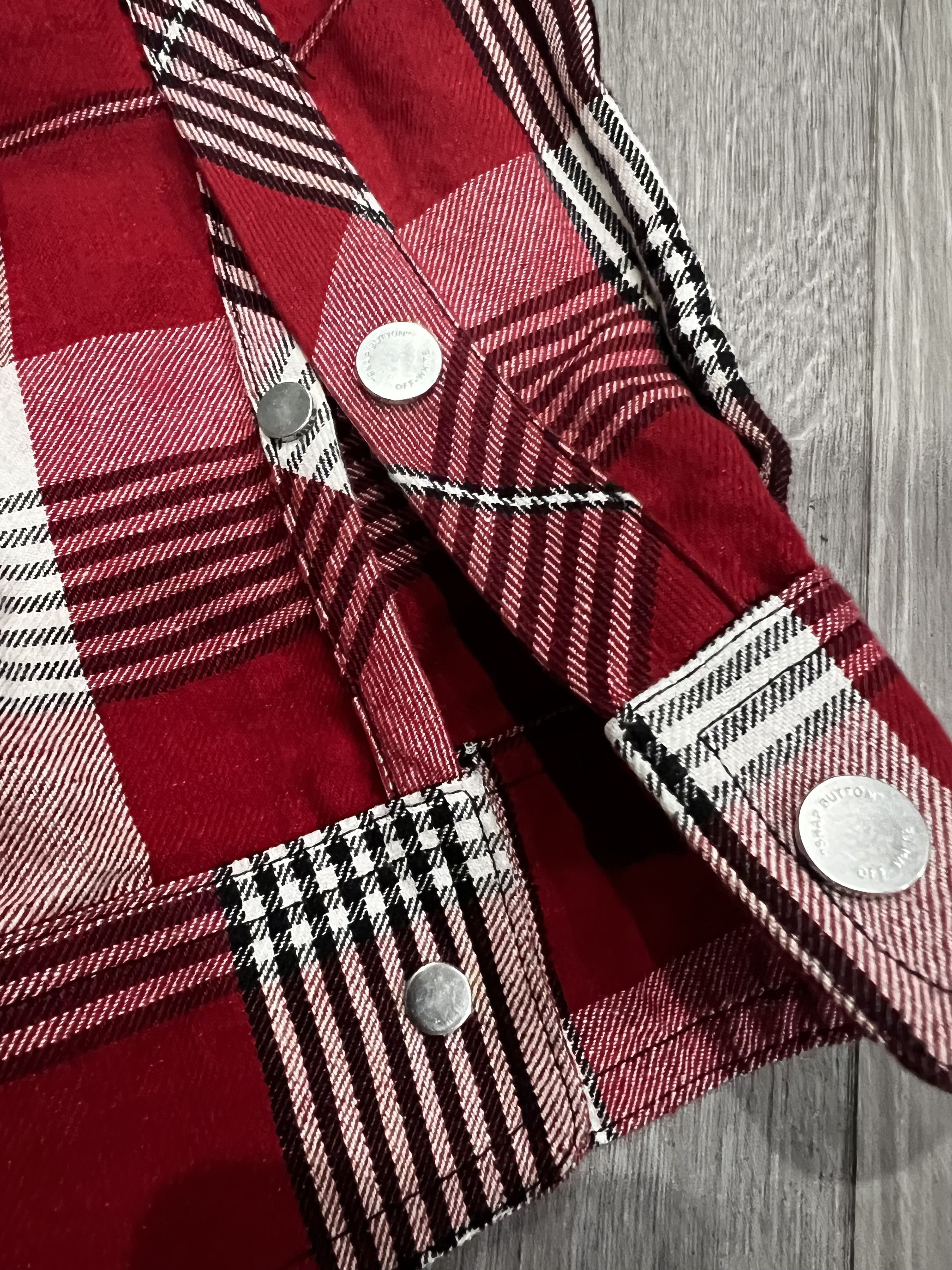 Off-White Skull Print 2019 Red Linen Checkered Jacket Size US XXL / EU 58 / 5 - 4 Thumbnail