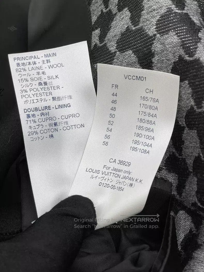 Louis Vuitton Louis Vuitton Black and grey jacket Size US M / EU 48-50 / 2 - 8 Thumbnail