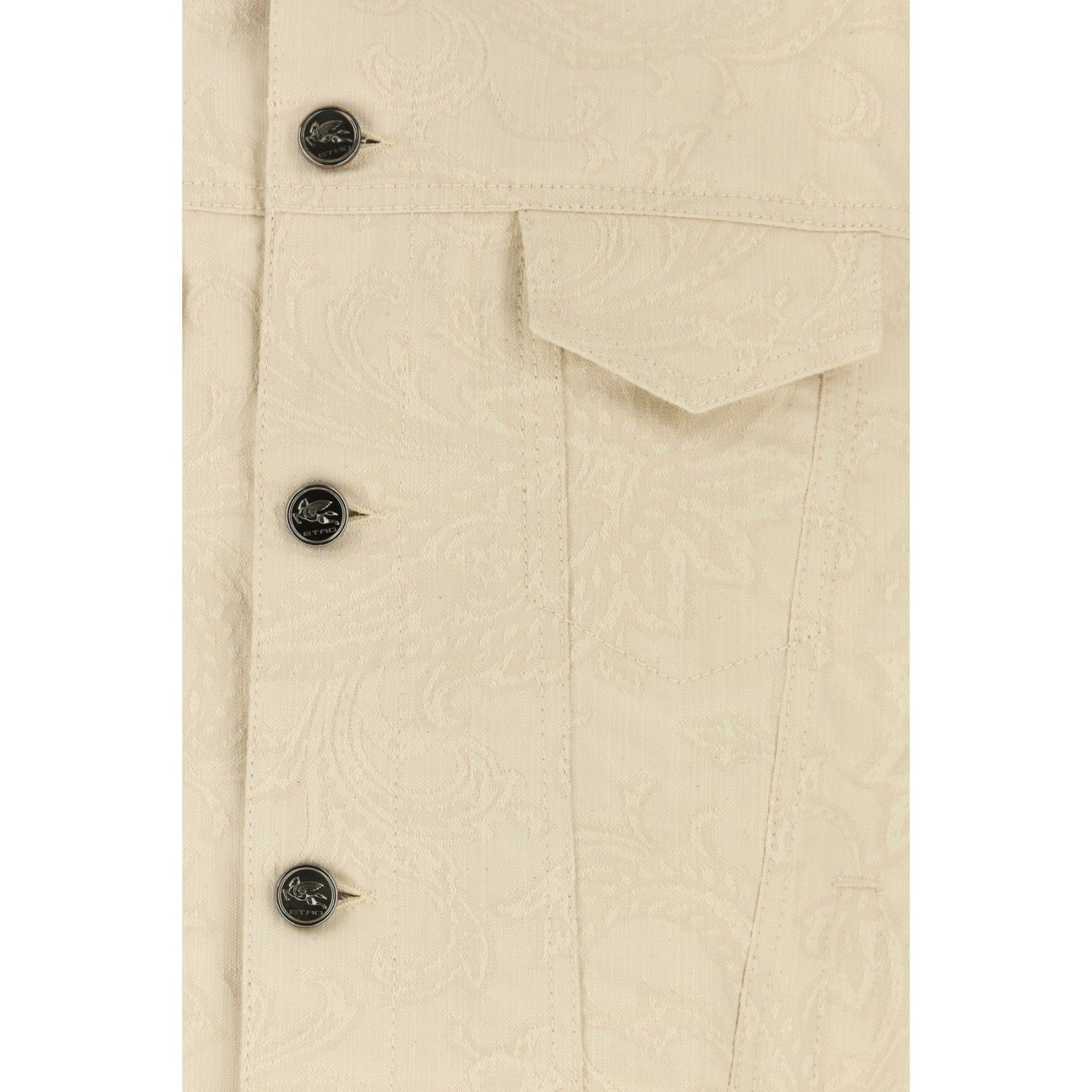 Etro ETRO Sand Stretch Denim Jacket New & Authentic (Men's size:M Size US M / EU 48-50 / 2 - 3 Thumbnail