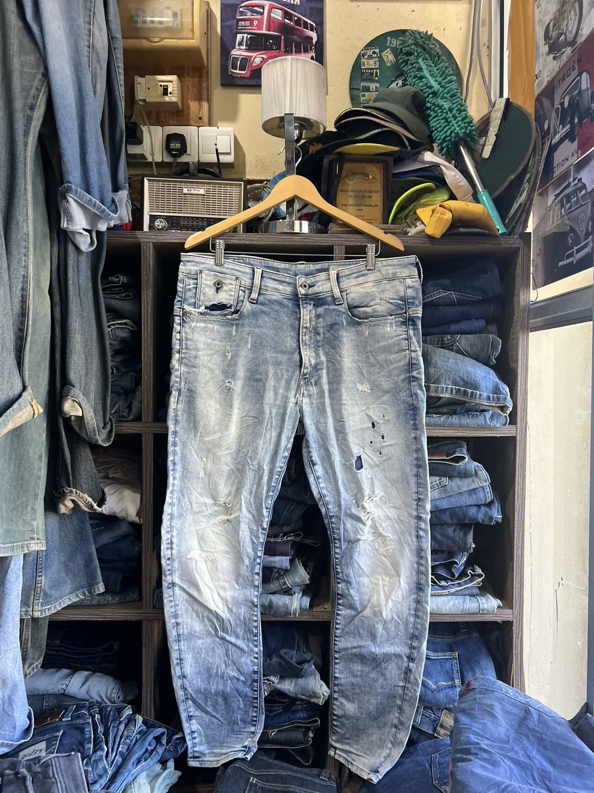 G-Star 🔥G-Star Raw Distressed Denim Size US 38 / EU 54 - 1 Thumbnail
