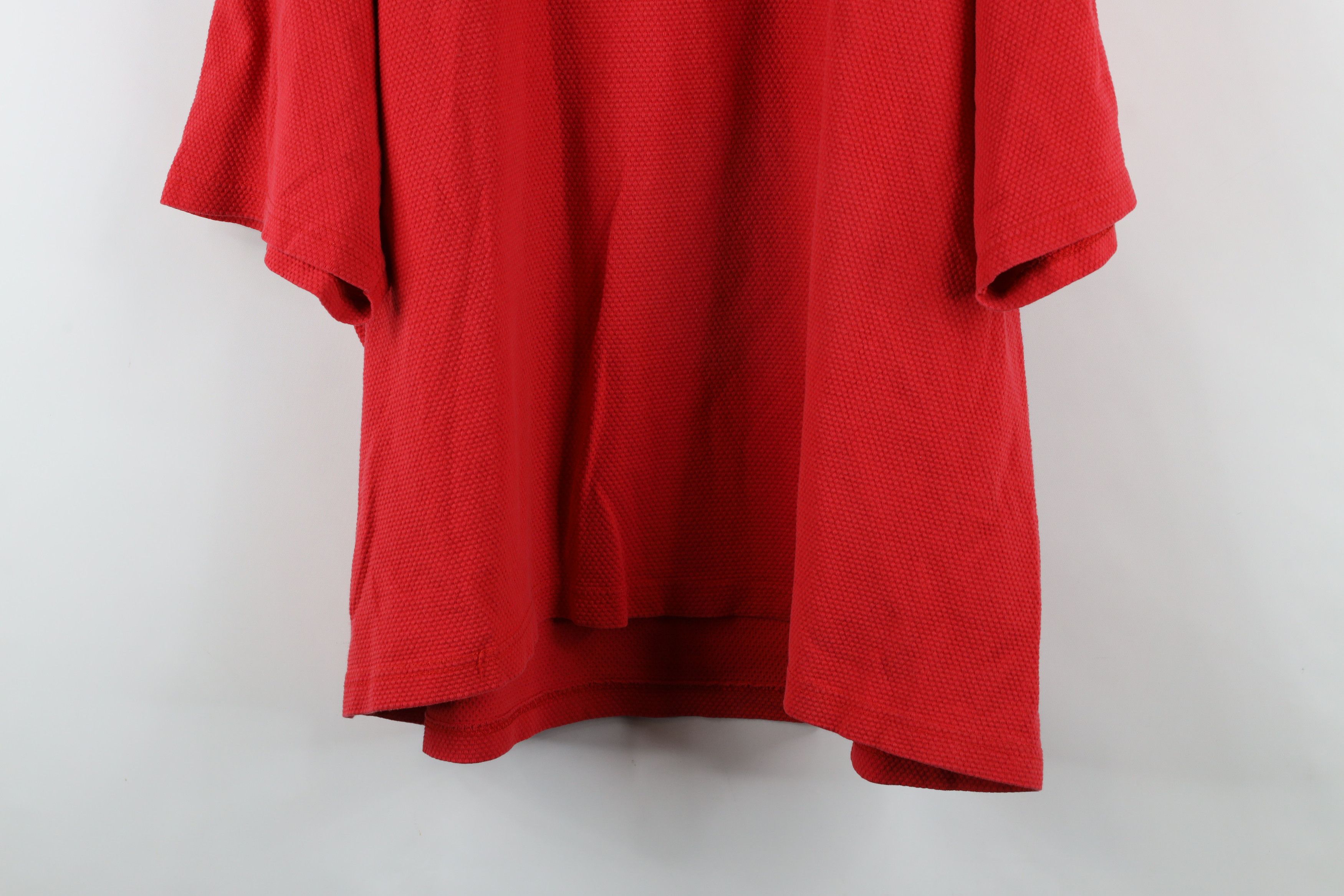 Vintage Vintage 90s Streetwear Flower Thermal Waffle Knit T-Shirt Size 3XL / US 20-22 - 12 Thumbnail