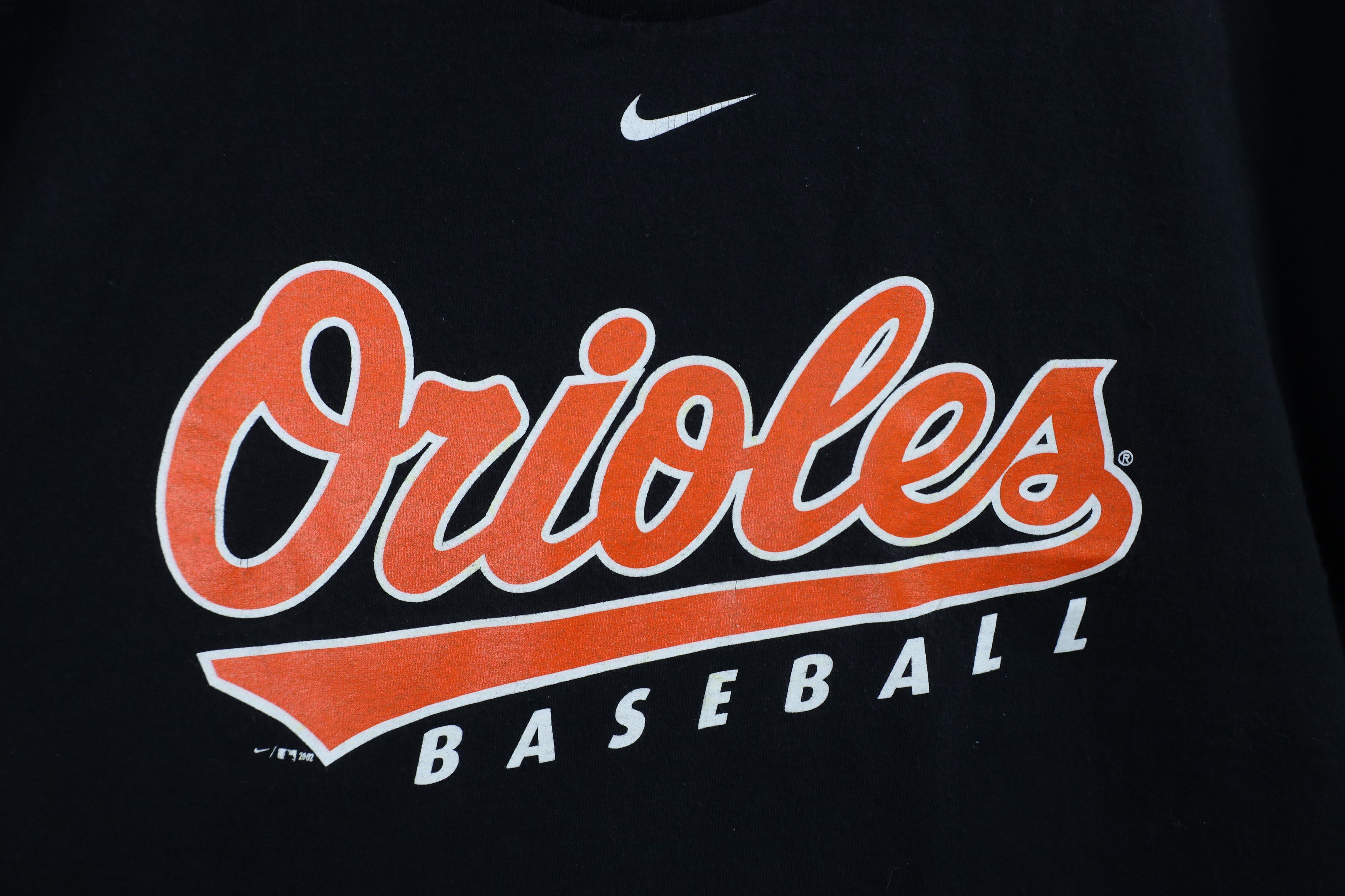 Nike × Vintage Vintage Y2K 2002 Nike Swoosh Baltimore Orioles T-Shirt Size US XL / EU 56 / 4 - 5 Thumbnail