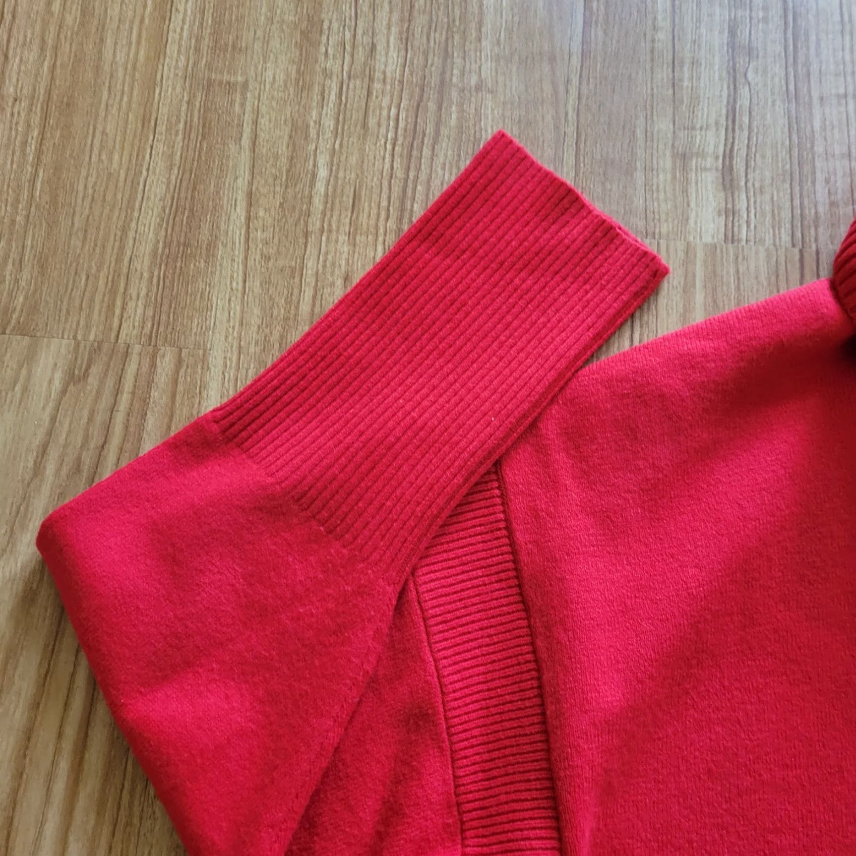 French Connection VINTAGE French Connection Sweater Womens Size 1X Red Turtleneck Long Sleeve Classic Top Size XL / US 12-14 / IT 48-50 - 5 Thumbnail